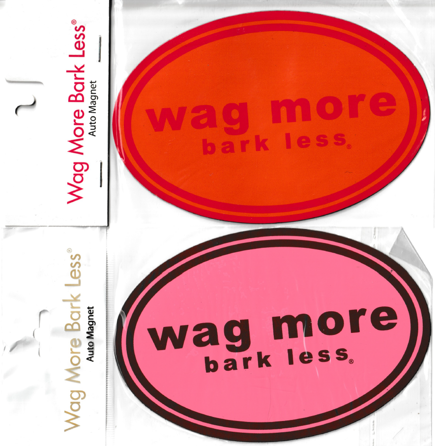 Wag more 2024 bark less sticker